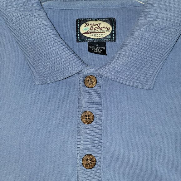 TOMMY BAHAMA MEN XL KINT SHORT SLEEVE POLO CASUAL SUMMER VACATION SHIRT - Picture 2 of 11
